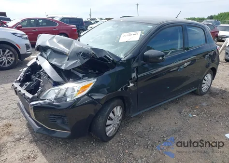 2021 Mitsubishi Mirage Carbonite Edition/Es/Le z USA, uszkodzony, nr VIN ML32AUHJ9MH010224